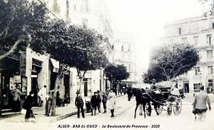 ALGER - BAB-EL-OUED - BOULEVARD DE PROVENCE - 1929